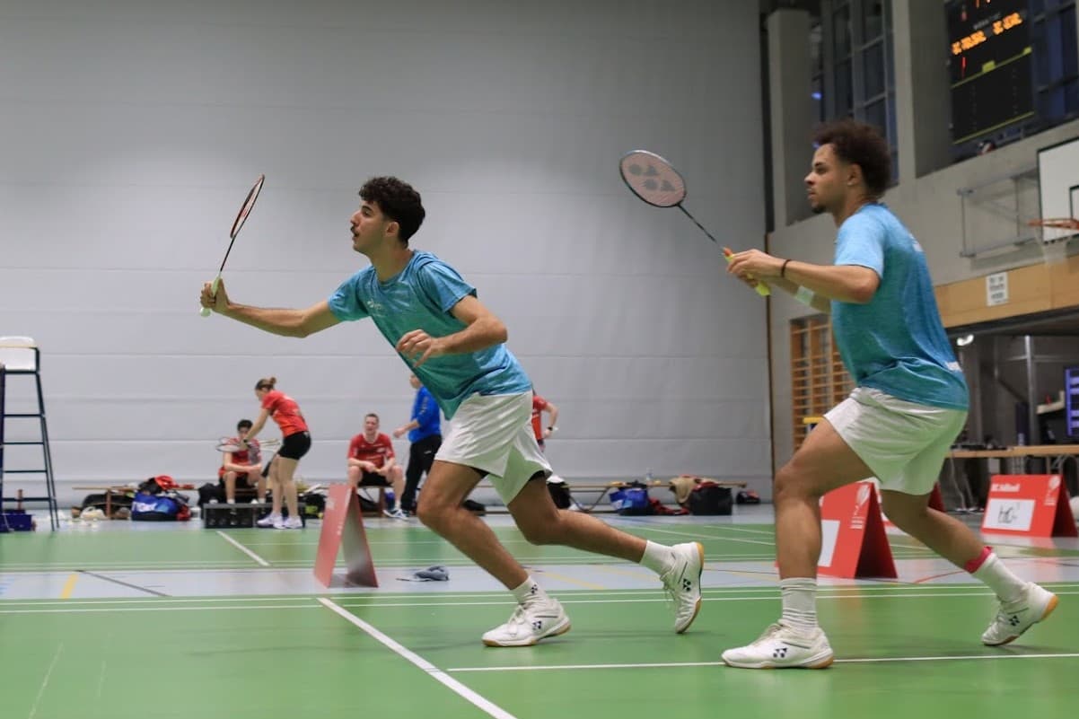 Trotz sehr gutem Start (im Bild das Doppel Malik Bourrakadi/Ezra Cunningham) konnte Adliswil gegen Uzwil nicht gewinnen.