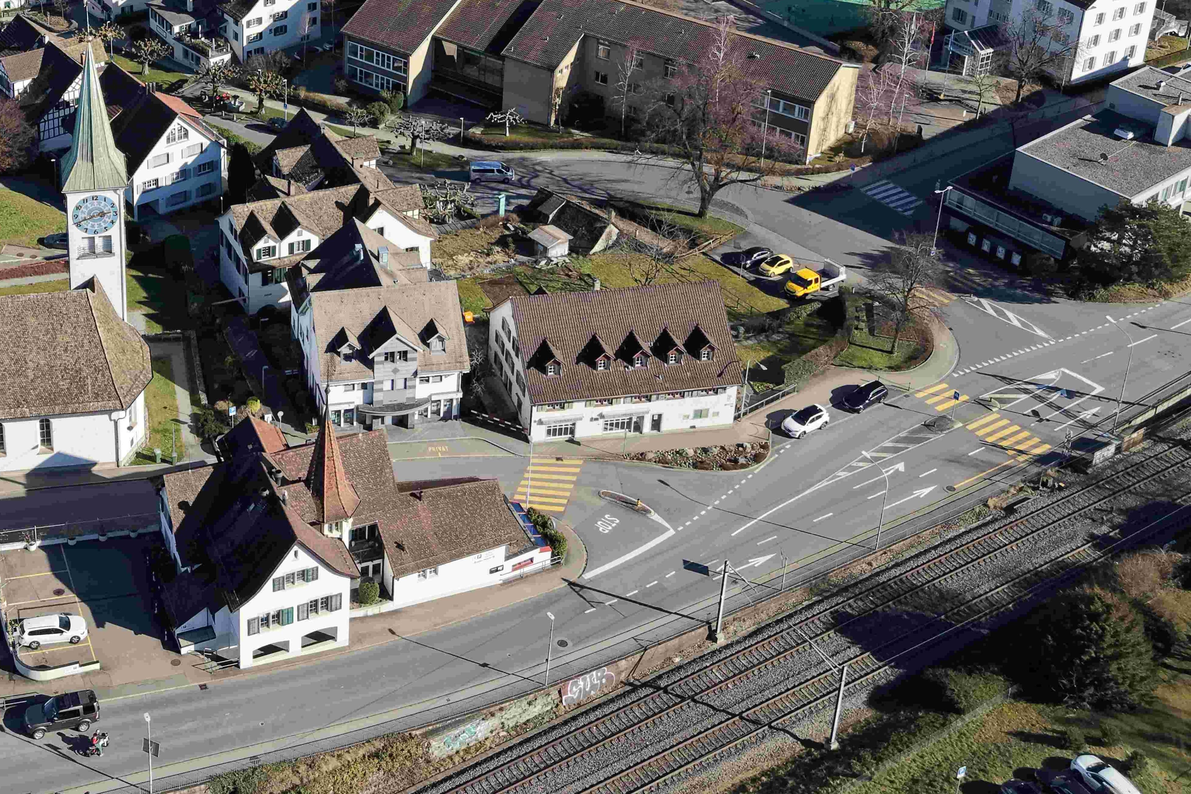 Die FDP sagt einstimmig Ja zur Neugestaltung des Dorfkerns.