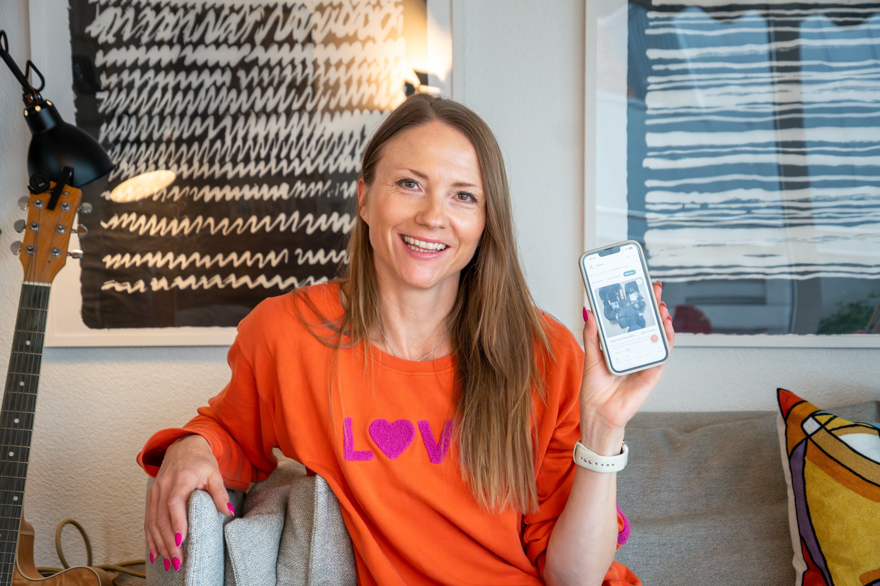 Sofie Biehle will mit ihrer App «Kiddies» den Alltag von Eltern vereinfachen.