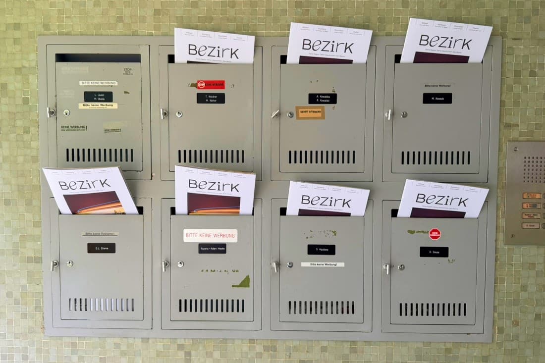 An dieser Adresse in Adliswil wurde bereits verteilt -mit Berücksichtigung "bitte keine Gratiszeitung"
