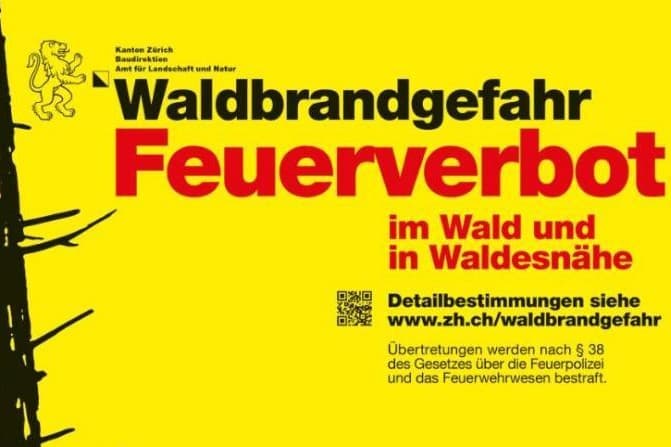 Die Trockenheit hat die Gefahr von waldbränden stark erhöht.