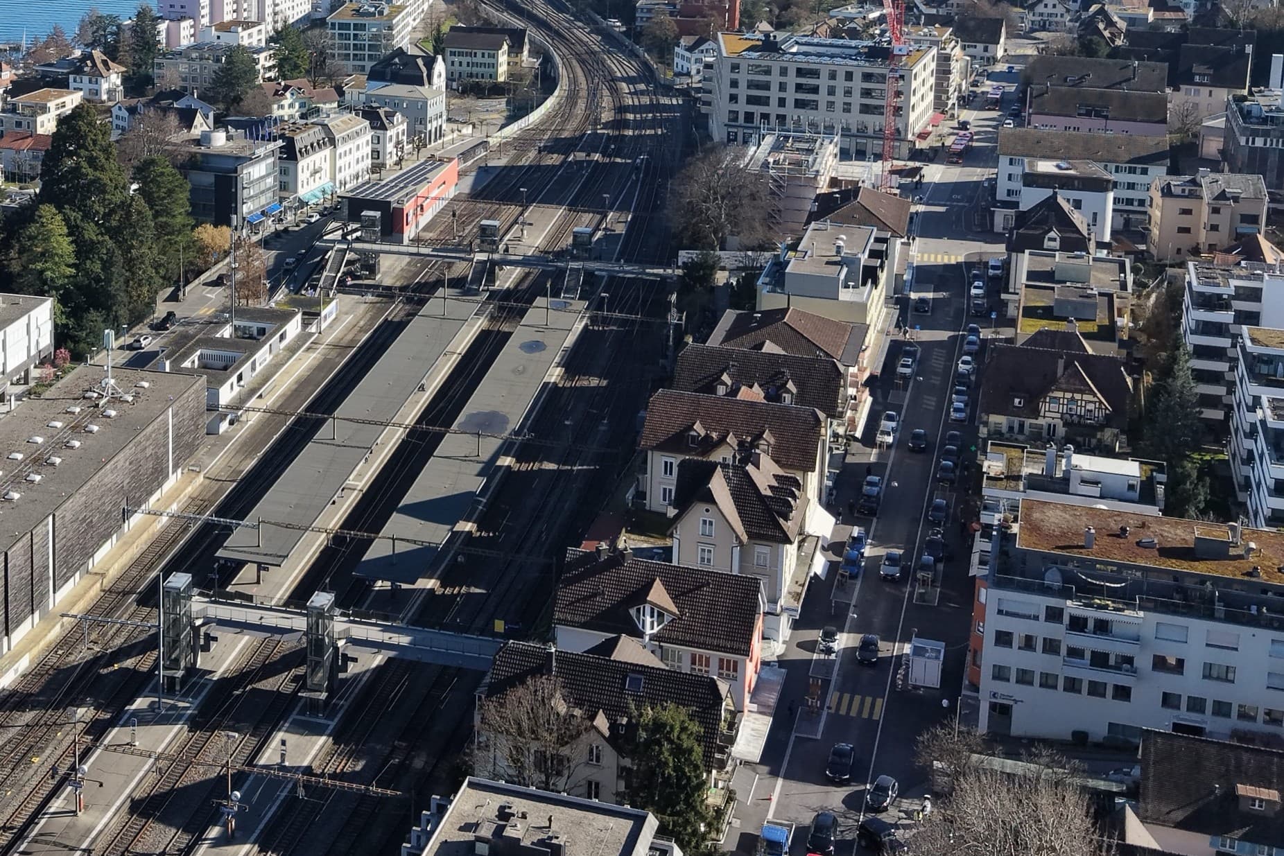 Die Gotthardstrasse in Thalwil ist am Sonntag und Montag gesperrt.