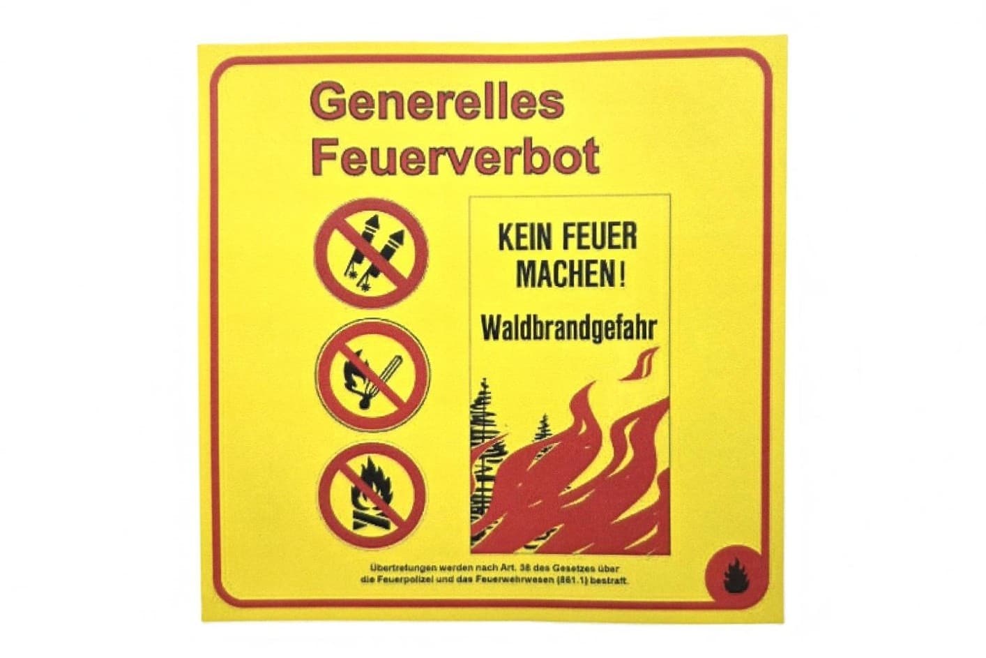 Nun gilt in allen Gemeinden des Bezirks Horgen ein generelles Feuerverbot.