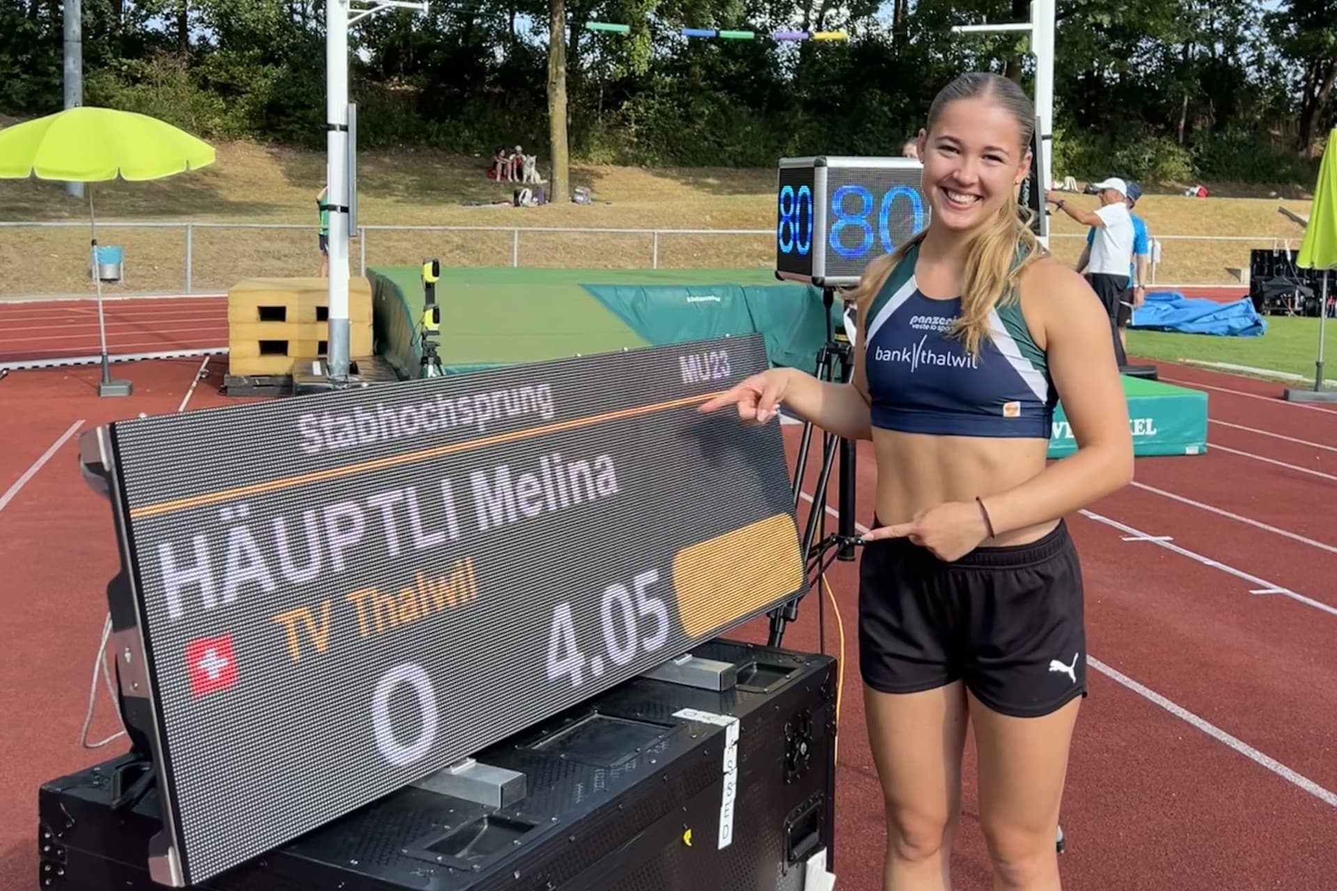 Mit übersprungenen 4,05 Metern schaffte Melina Häuptli die WM-Qualifikation.