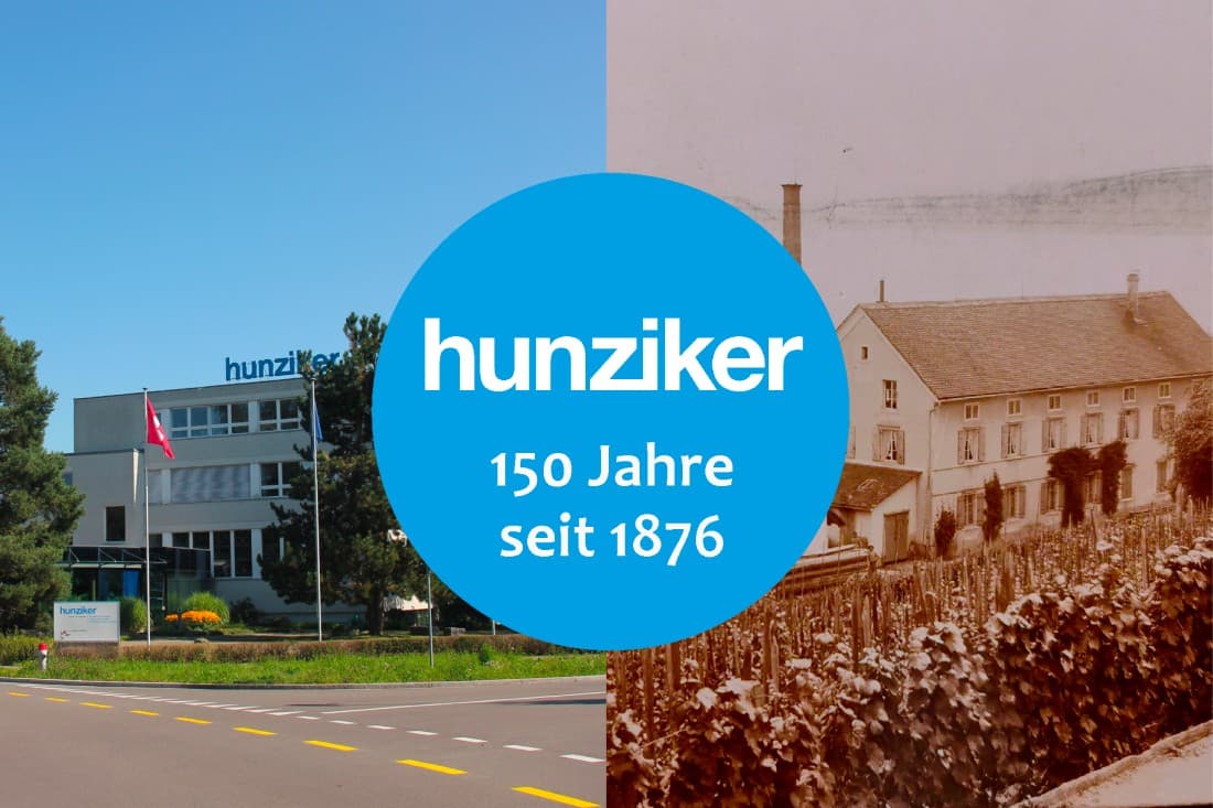 Seit 1876 über Generationen erfolgreich weiterentwickelt: Hunziker AG Thalwil