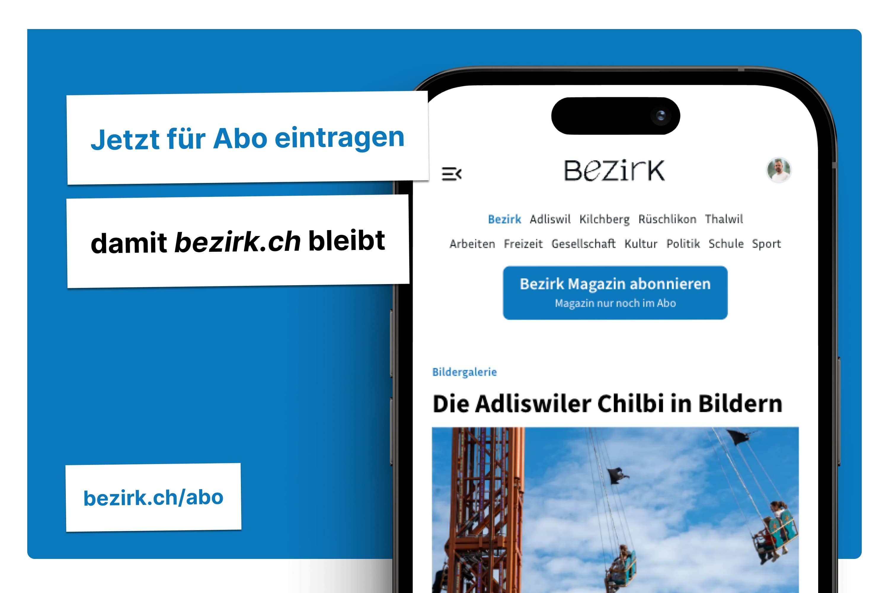 Nur mit Ihrer Unterstützung kann bezirk.ch weitermachen