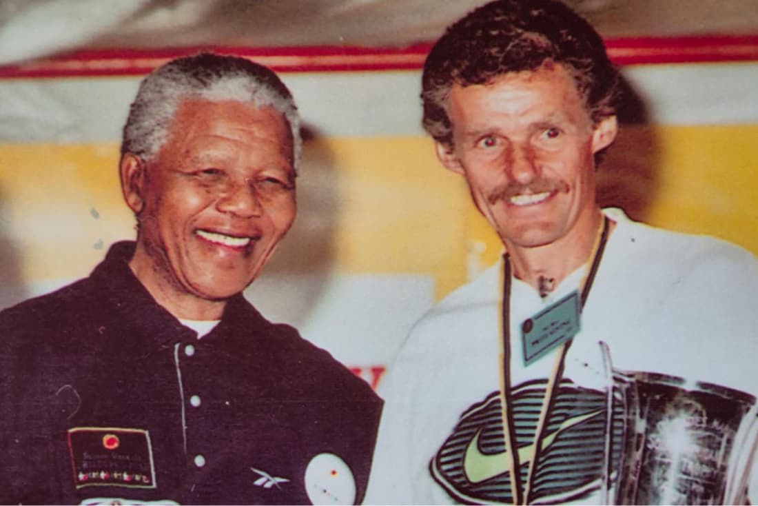 Peter Camenzind und Nelson Mandela