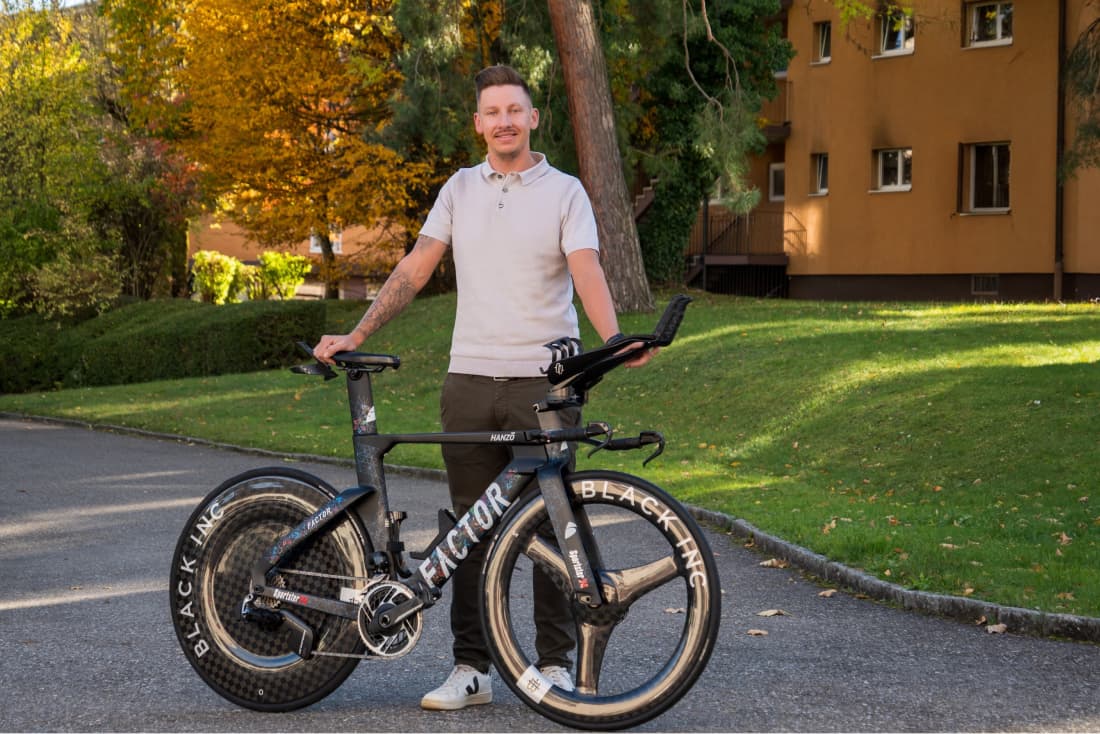 Michel Bucheli trainiert täglich, oft vor Sonnenaufgang.