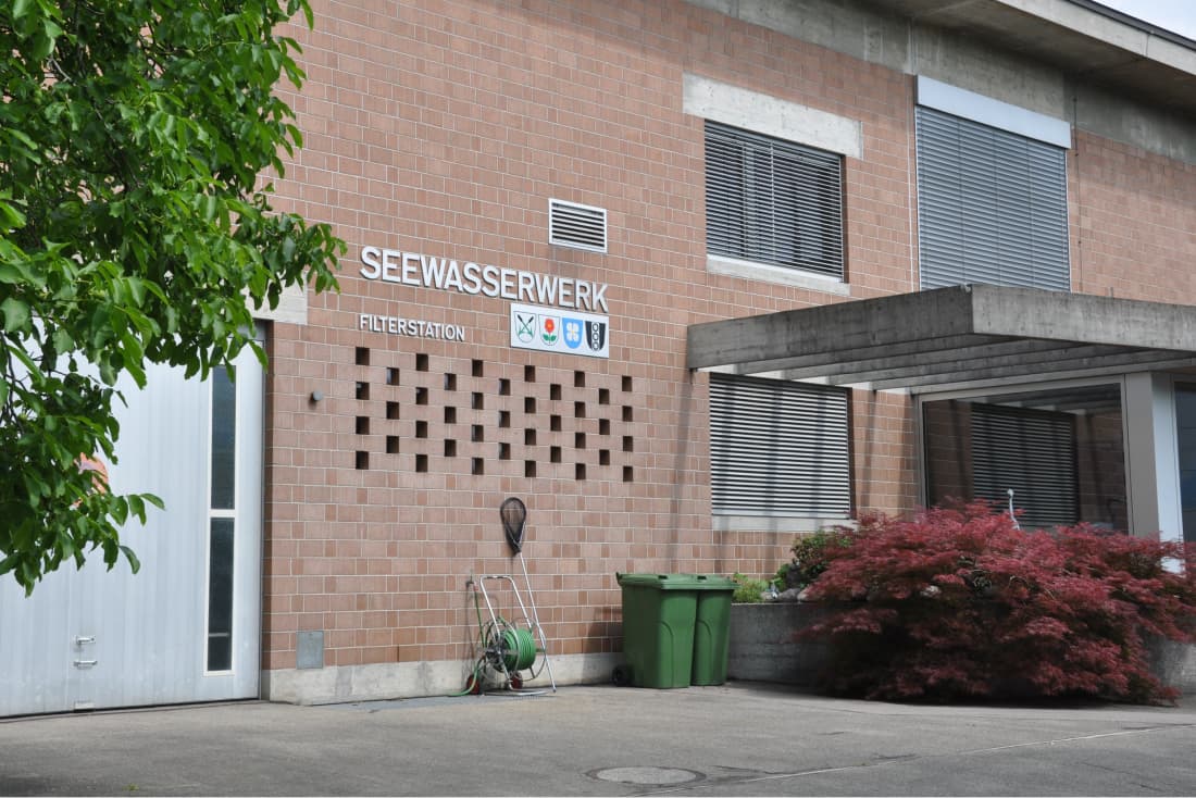Das Seewasserwerk in Rüschlikon wird auch von der Gemeinde Thalwil betrieben.