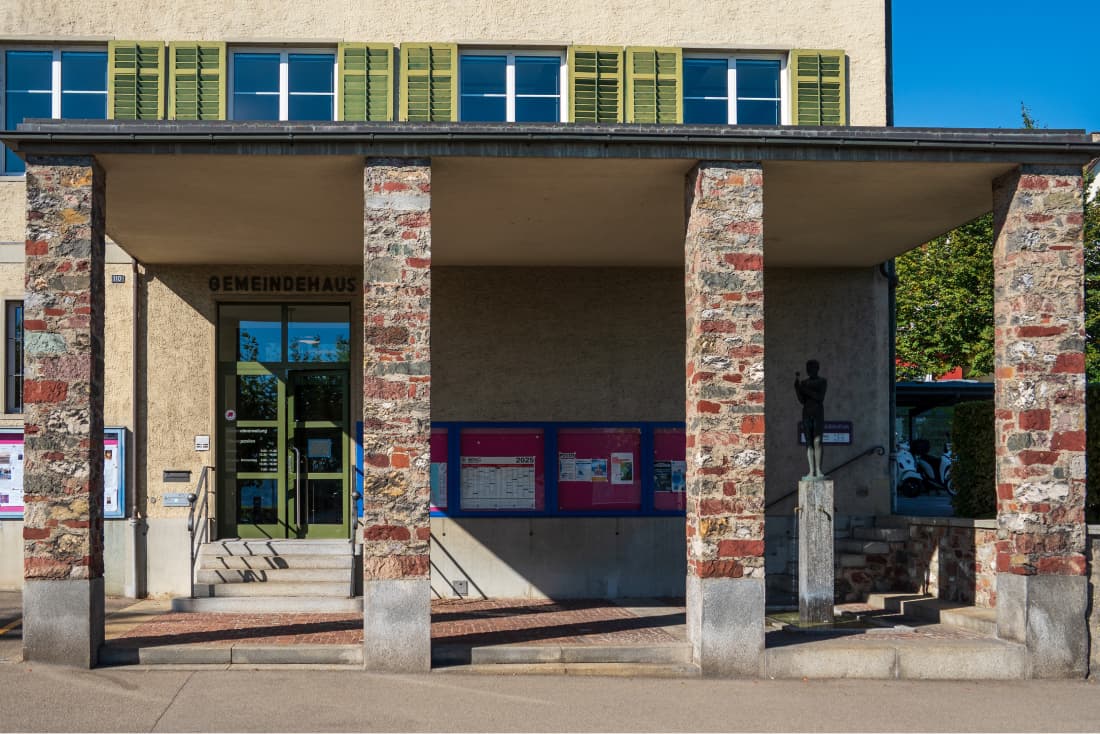 Kein Zugang für Medienschaffende: Die lokale Kunst im Gemeindehaus Kilchberg kann nicht gezeigt werden.