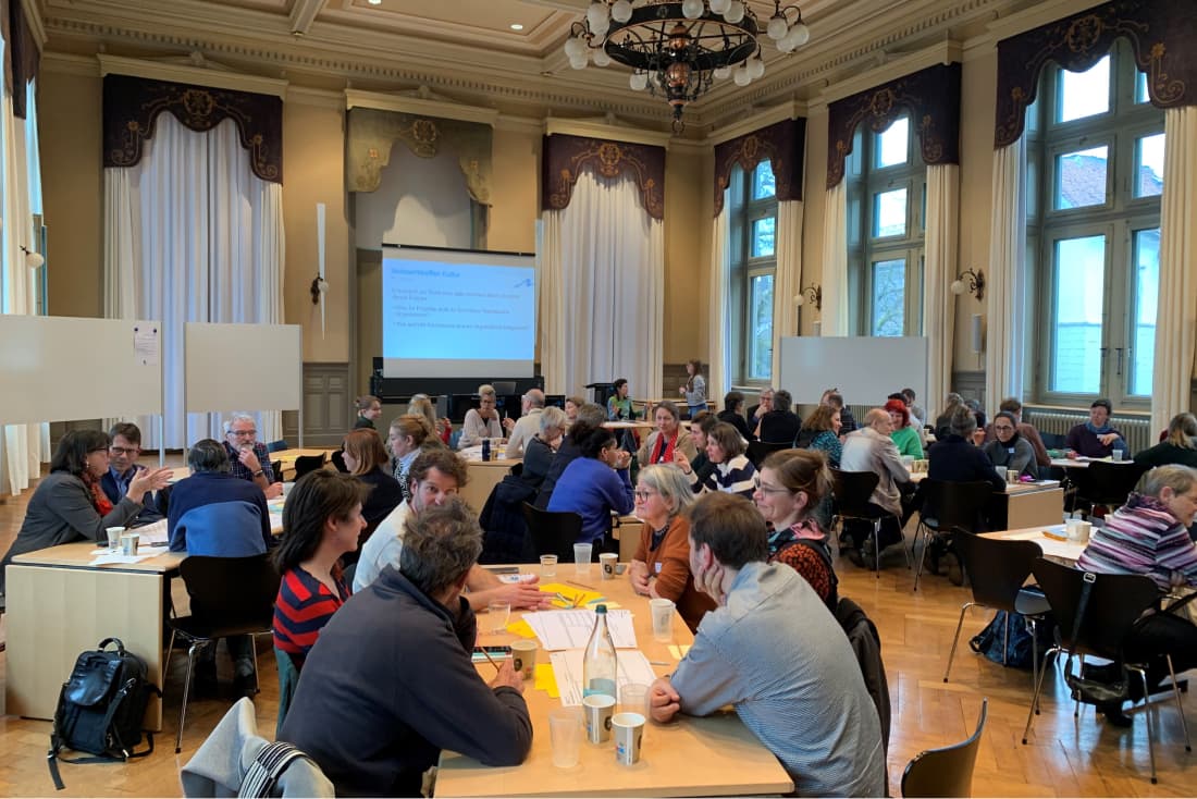 Gemeinsames Werk: Am Kulturleitbild denken alle mit, wie hier am Netzwerktreffen Kultur